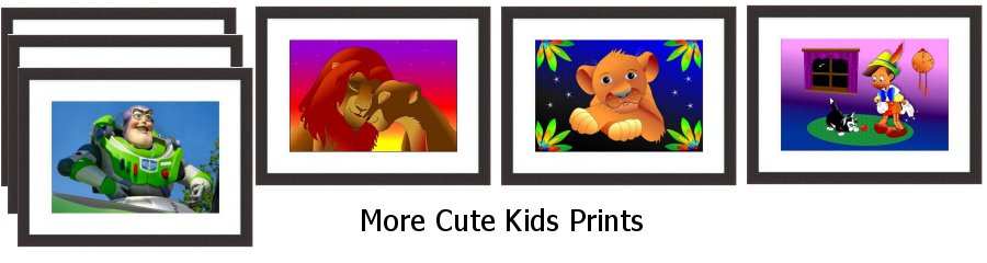 Cute Kids Framed Prints